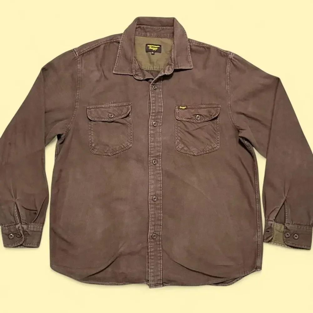 Vintage seager brown button up